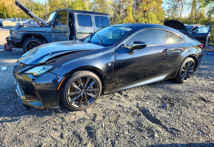 Salvage 2025 Lexus Rc 350  in Черный