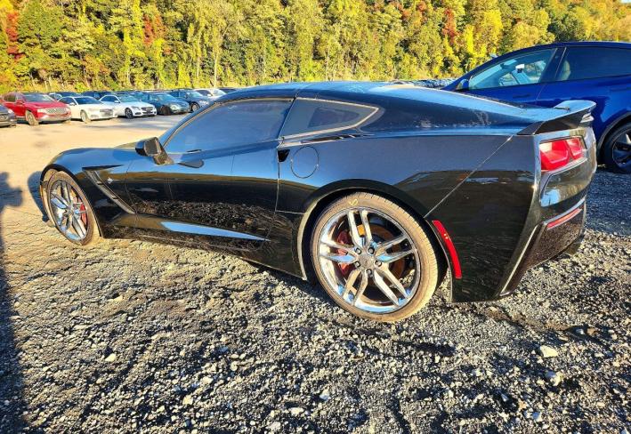Salvage 2016 Chevrolet Corvette Z51 3lt in Black