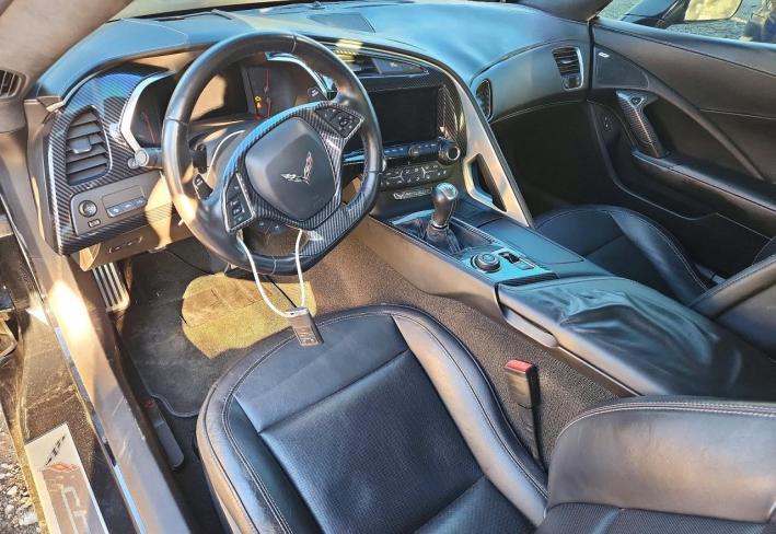Salvage 2016 Chevrolet Corvette Z51 3lt in Black