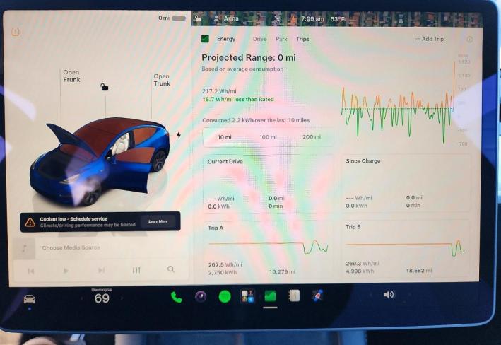Salvage 2025 Tesla Model Y  in Синий