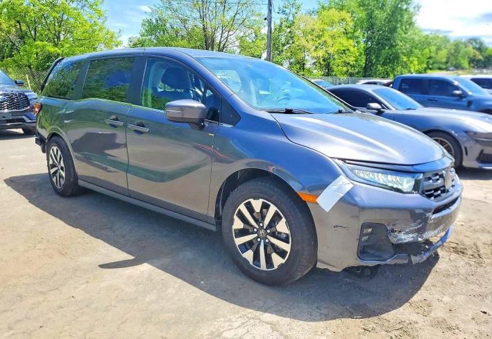Salvage 2025 Honda Odyssey Exl in Серый