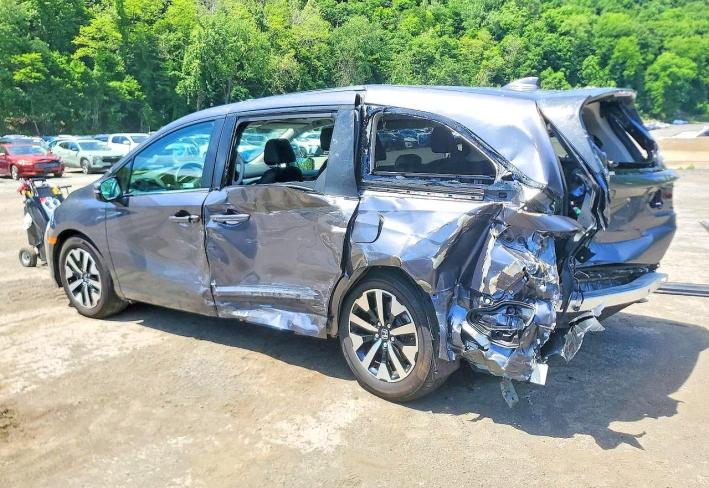 Salvage 2025 Honda Odyssey Exl in Серый