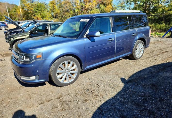 Salvage 2018 Ford Flex  in Синий