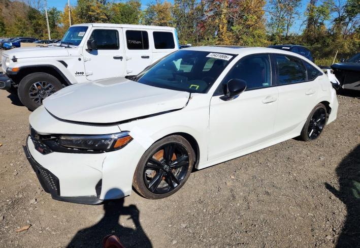 Salvage 2025 Honda Civic Si in Белый