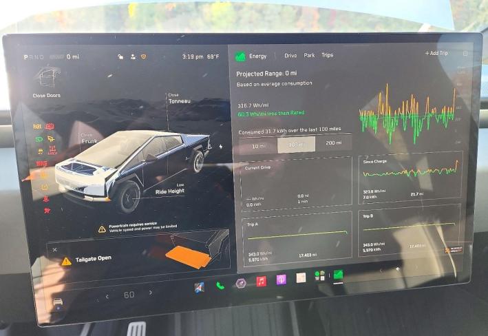 Salvage 2024 Tesla Cybertruck  in Silver
