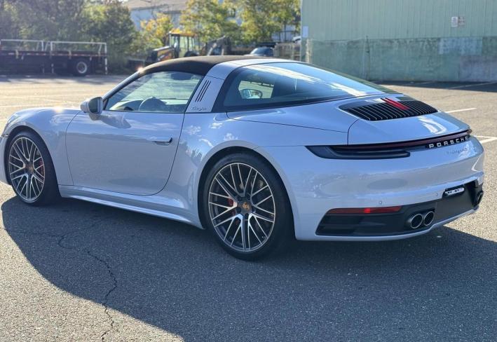 Salvage 2024 Porsche 911 Targa 4s in White