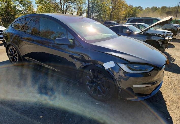 Salvage 2024 Tesla Model X  in Gray