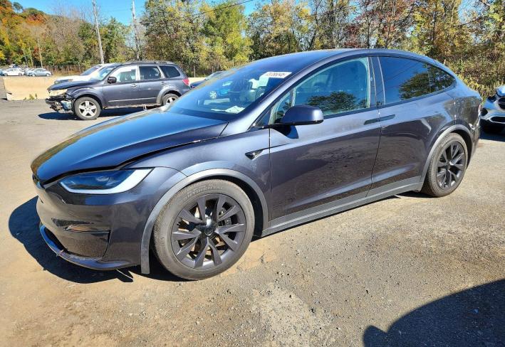 Salvage 2024 Tesla Model X  in Gray