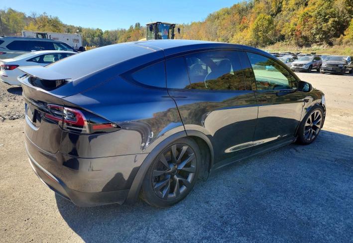 Salvage 2024 Tesla Model X  in Gray