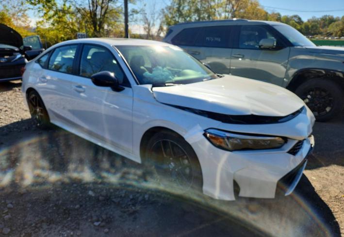 Salvage 2026 Honda Civic  in Белый