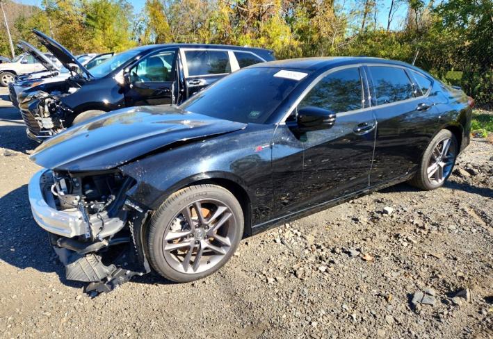 Salvage 2025 Acura Tlx A-spec in Black