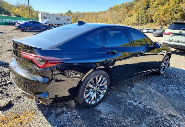 Salvage 2025 Acura Tlx A-spec in Black