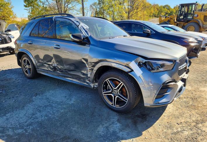 Salvage 2024 Mercedes Benz Gle 350 4matic in Gray