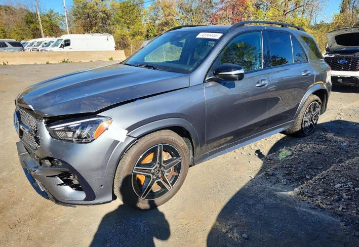 Salvage 2024 Mercedes Benz Gle 350 4matic in Gray