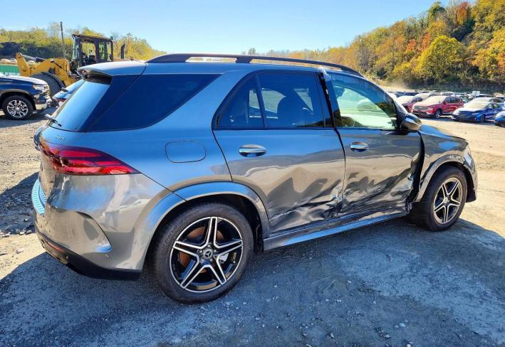 Salvage 2024 Mercedes Benz Gle 350 4matic in Gray