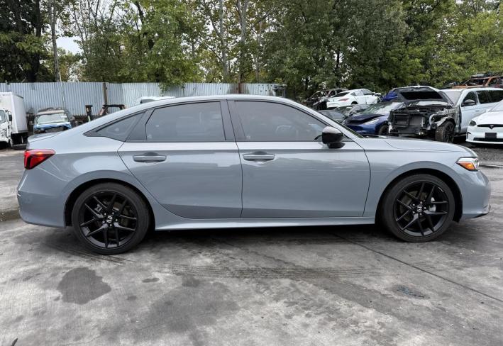 Salvage 2025 Honda Civic Sport Hybrid in Gray
