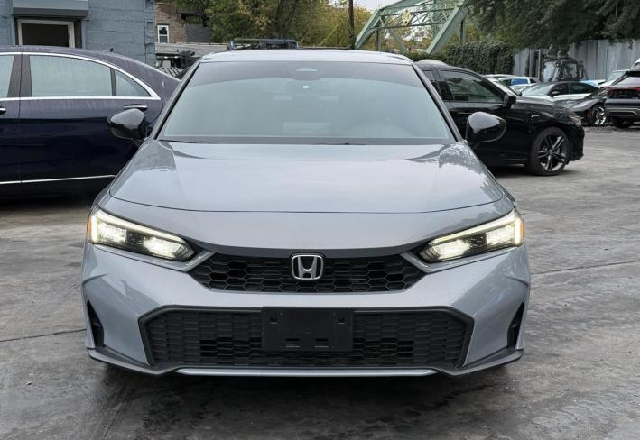 Salvage 2025 Honda Civic Sport Hybrid in Gray