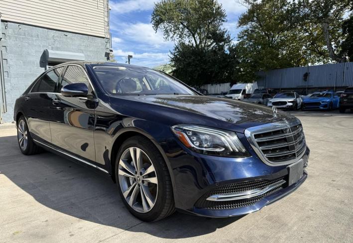 Salvage 2020 Mercedes-benz S 450 4matic in Blue