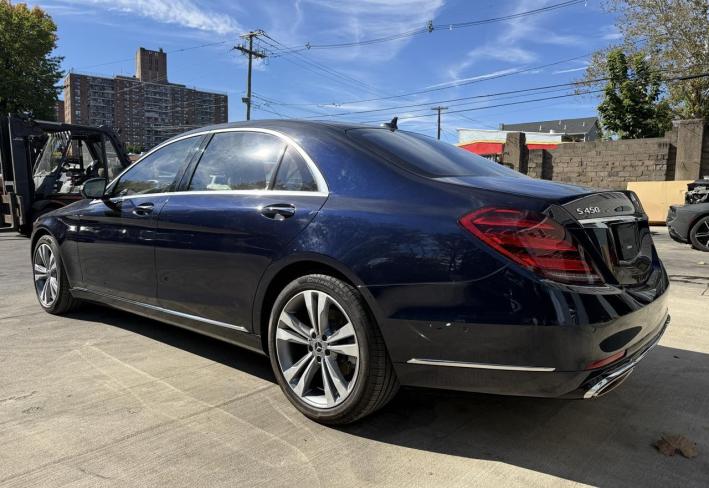 Salvage 2020 Mercedes-benz S 450 4matic in Blue