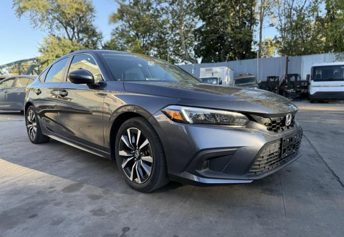 Salvage 2024 Honda Civic Ex-l in Gray