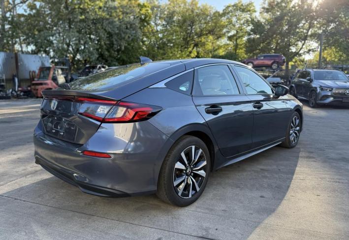 Salvage 2024 Honda Civic Ex-l in Gray