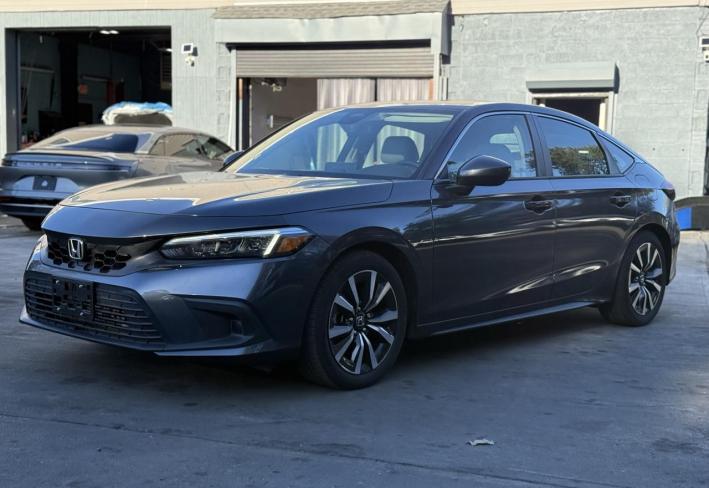 Salvage 2024 Honda Civic Ex-l in Gray