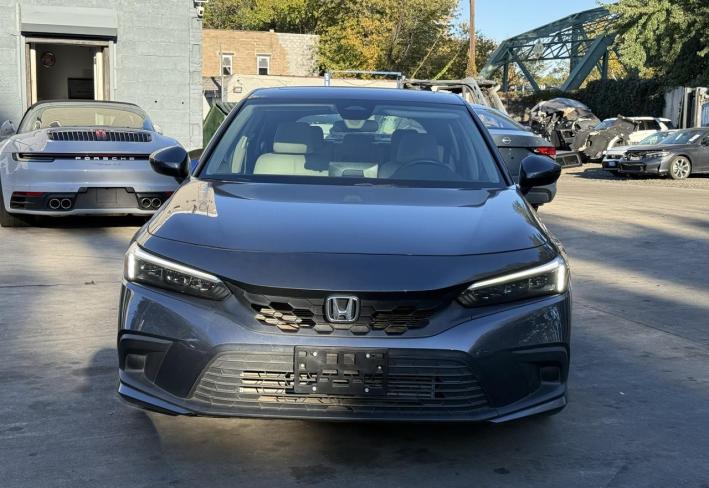 Salvage 2024 Honda Civic Ex-l in Gray