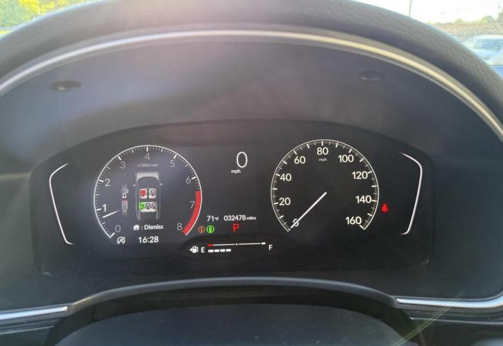 Salvage 2024 Honda Civic Ex-l in Gray