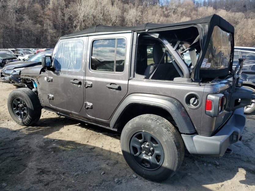 Salvage 2021 Jeep Wrangler Unlimited Sport