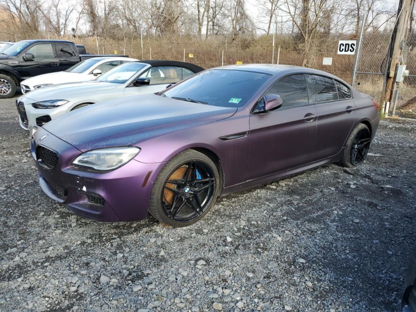 Salvage 2016 Bmw 650i 