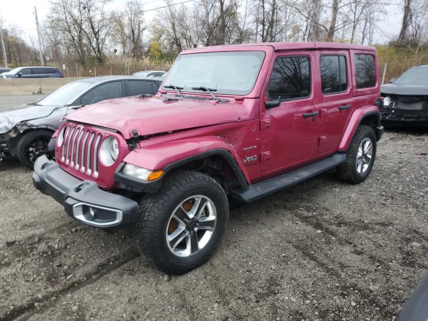 Salvage 2021 Jeep Wrangler Unlimited Sahara