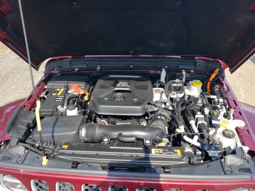 Salvage 2022 Jeep Wrangler Sahara 4xe