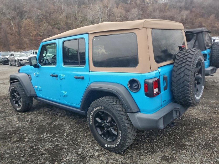 Salvage 2021 Jeep Wrangler Unlimited Sport