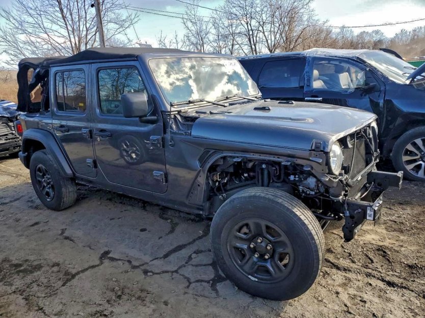 Salvage 2021 Jeep Wrangler Unlimited Sport