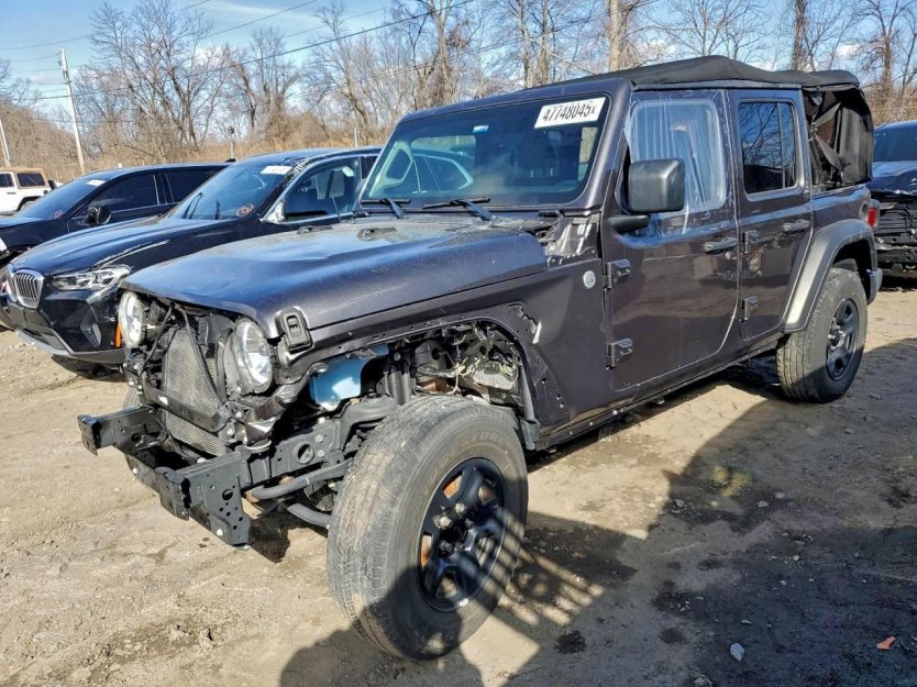 Salvage 2021 Jeep Wrangler Unlimited Sport