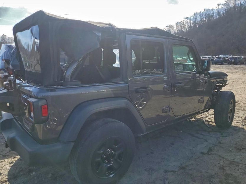 Salvage 2021 Jeep Wrangler Unlimited Sport