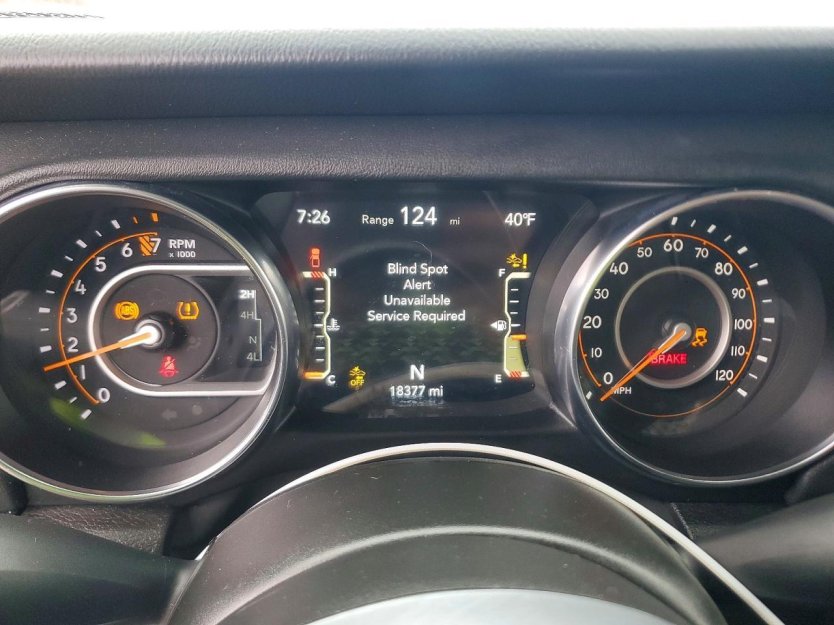 Salvage 2022 Jeep Gladiator Overland