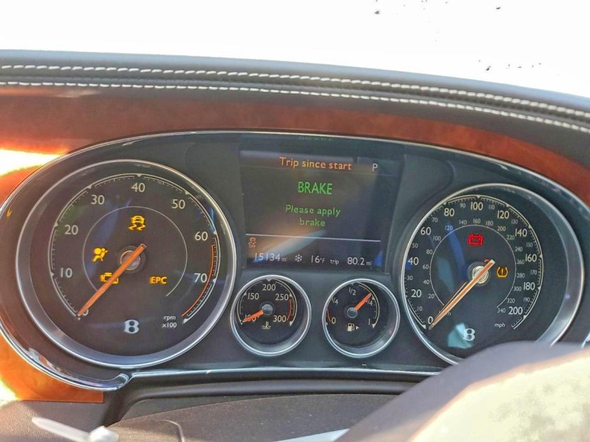 Salvage 2016 Bentley Continental Gt V8 S