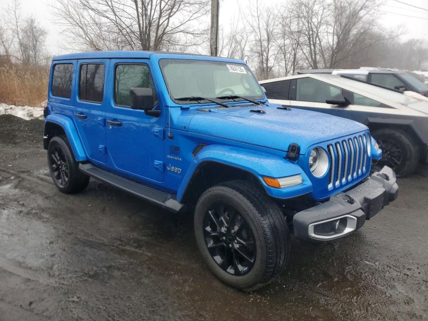 Salvage 2021 Jeep Wrangler Unlimited Sahara 4xe