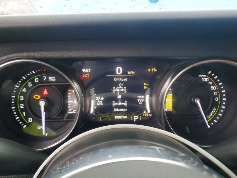 Salvage 2021 Jeep Wrangler Unlimited Sahara 4xe