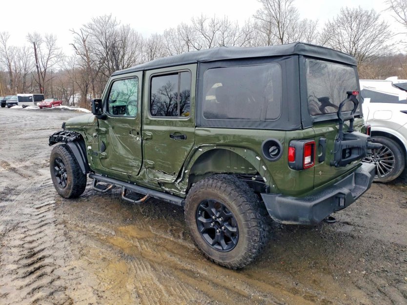 Salvage 2022 Jeep Wrangler Unlimited Sport