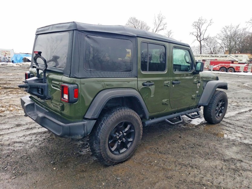 Salvage 2022 Jeep Wrangler Unlimited Sport