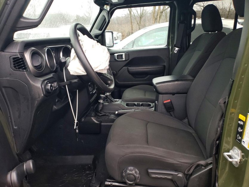 Salvage 2022 Jeep Wrangler Unlimited Sport