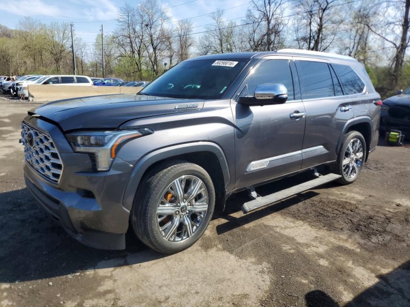 Salvage 2023 Toyota Sequoia Hybrid Capstone
