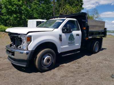 Salvage 2021 Ford F350 Dump Truck