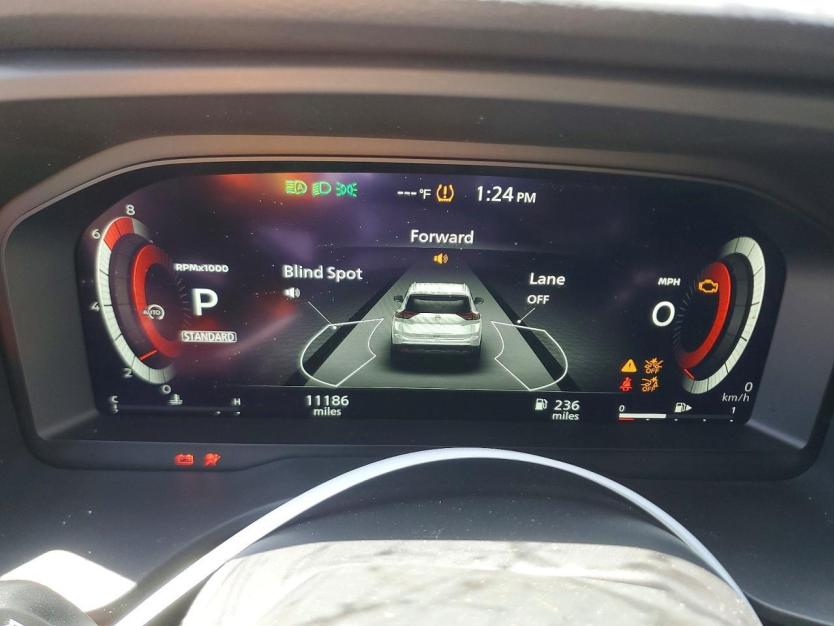 Salvage 2025 Nissan Rogue Platinum