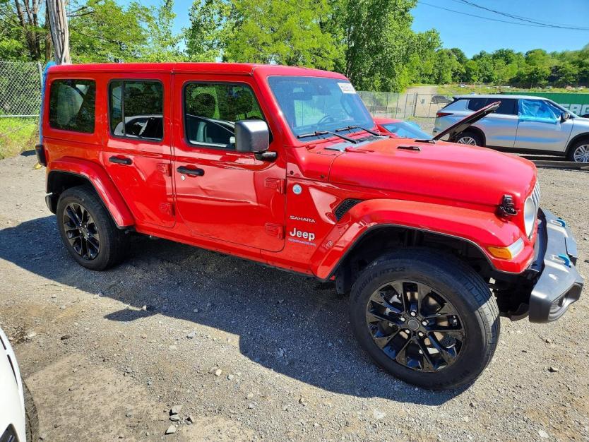 Salvage 2024 Jeep Wrangler Sahara 4xe
