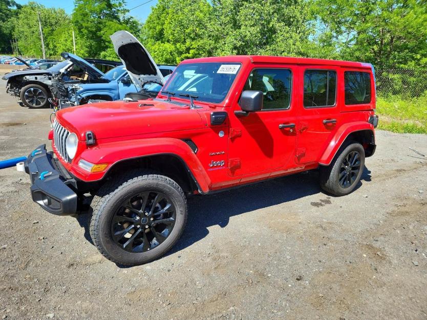 Salvage 2024 Jeep Wrangler Sahara 4xe