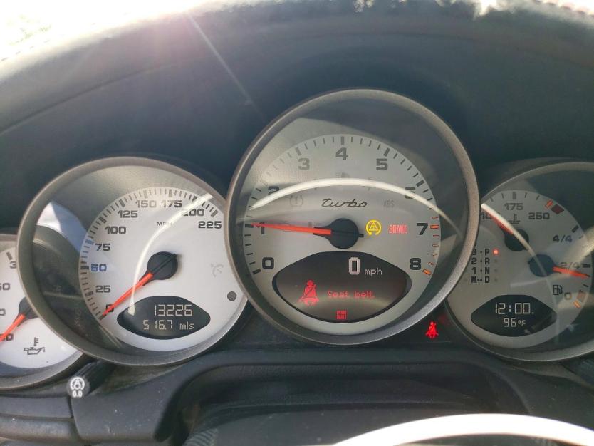 Salvage 2008 Porsche 911 Turbo