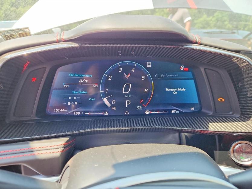 Salvage 2021 Chevrolet Corvette Stingray 3lt